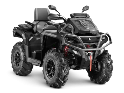 Квадроцикл AODES (Аодес) Pathcross ATV800L MUD PRO EPS LCD двухместный чёрный с ПСМ