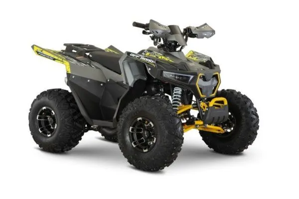 Квадроцикл подростковый Zuumav (Зуумав) TANK 150 серый (машинокомплект) | Мототека