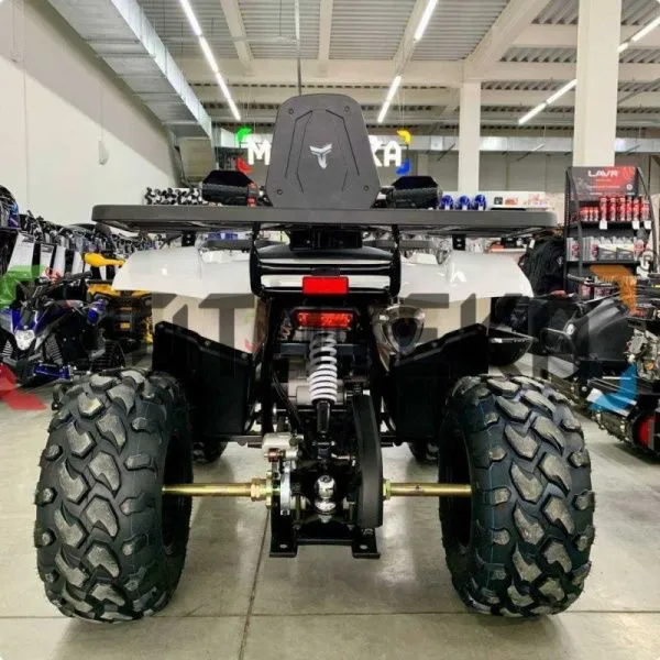 Квадроцикл Zuumav (Зуумав) BRAVES - 200 LUX (Hunter 200) белый (машинокомплект) | Мототека