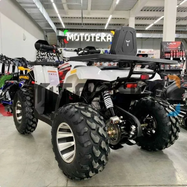 Квадроцикл Zuumav (Зуумав) BRAVES - 200 LUX (Hunter 200) белый (машинокомплект) | Мототека