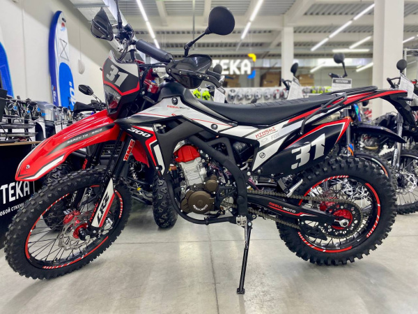 Мотоцикл кроссовый / эндуро Regulmoto (Регулмото) CR - Z 300 красный/чёрный с ПТС | Мототека