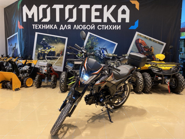 Мопед FXMOTO (ФХМото) STORM LUX 49 (125) чёрный/красный | Мототека