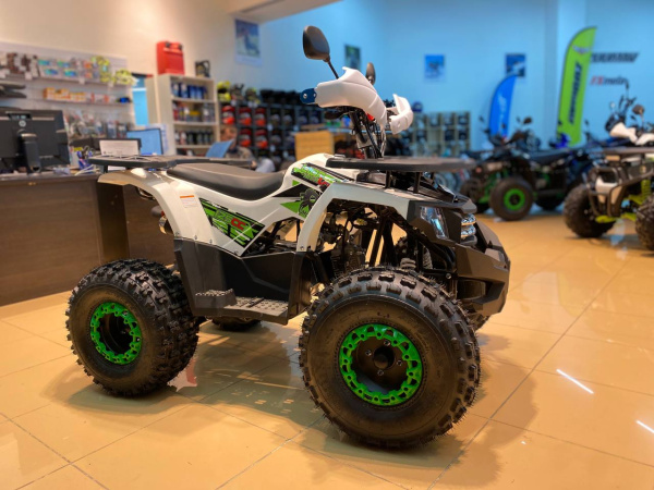 Квадроцикл детский R - MOTO (Р - Мото) Lion 125 A lite белый (машинокомплект) | Мототека