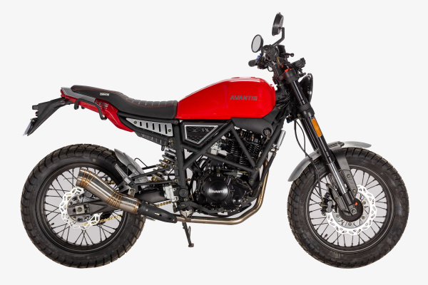 Мотоцикл дорожный Avantis (Авантис) City 250 (Fuego Scrambler 250) красный с ПТС | Мототека