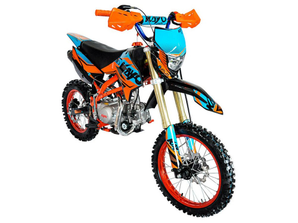 Питбайк KAYO (Кайо) EVOLUTION K125EM 17/14 KRZ (механ. сцепл., эл. стартер 2024 г.) | Мототека